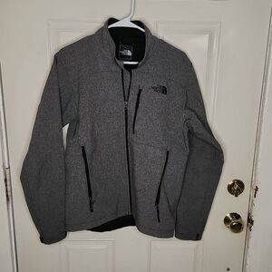 The North face never stop exploring gray jacket men's size Small